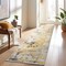 World Rug Gallery Modern Abstract Reflections Runner Rug 2'x7' Yellow 935YELLOW2X7 - alternate 3